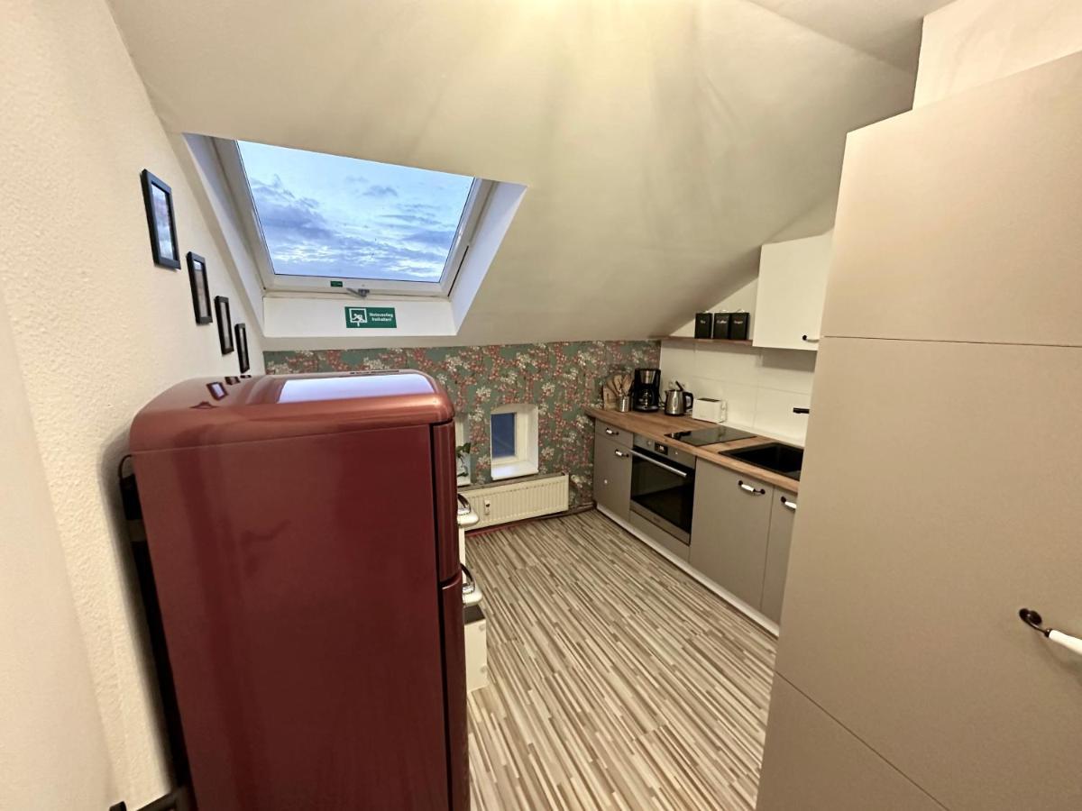 Apartment Zum roten Fuchs inkl. Parkplatz Erfurt Buitenkant foto