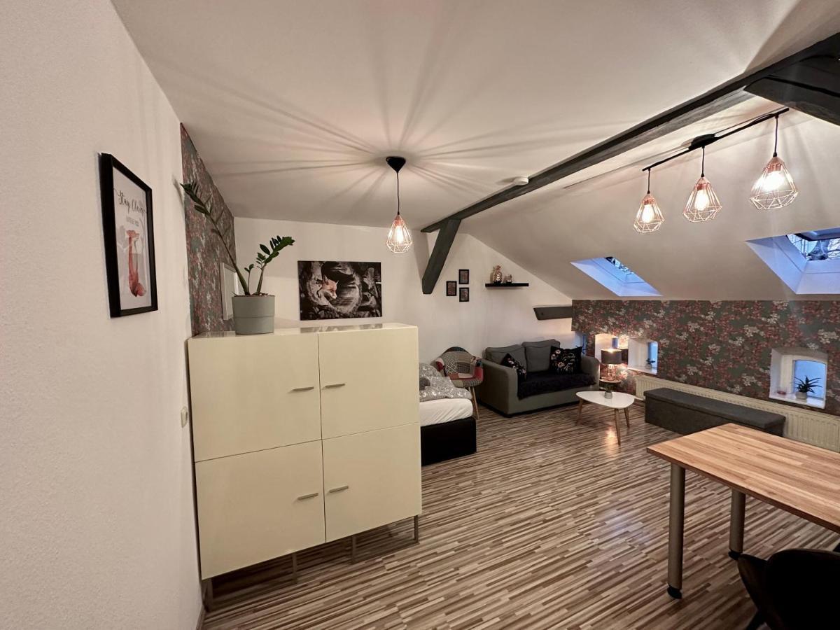 Apartment Zum roten Fuchs inkl. Parkplatz Erfurt Buitenkant foto