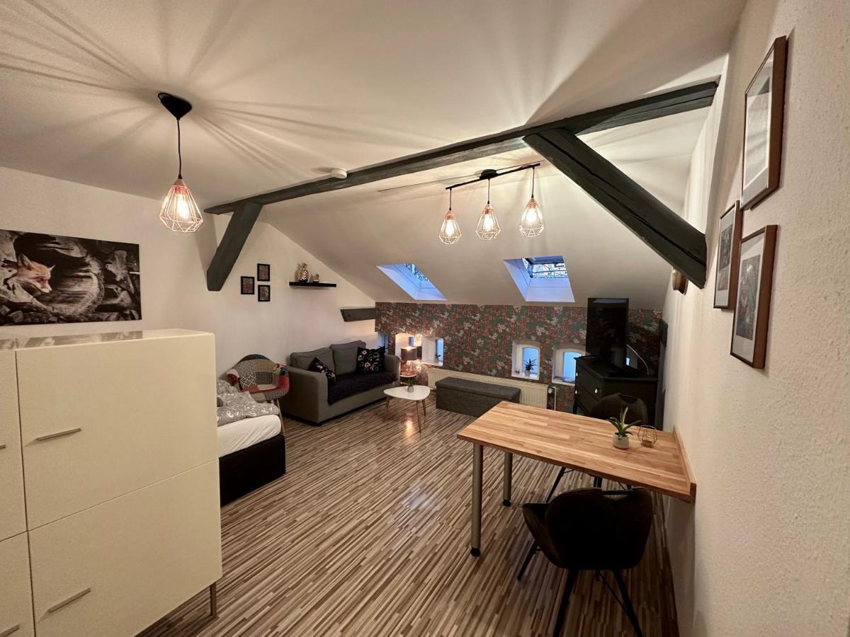 Apartment Zum roten Fuchs inkl. Parkplatz Erfurt Buitenkant foto